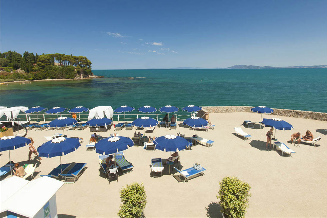 Das edle Hotel Villa Domizia in der Toskana direkt am Meer